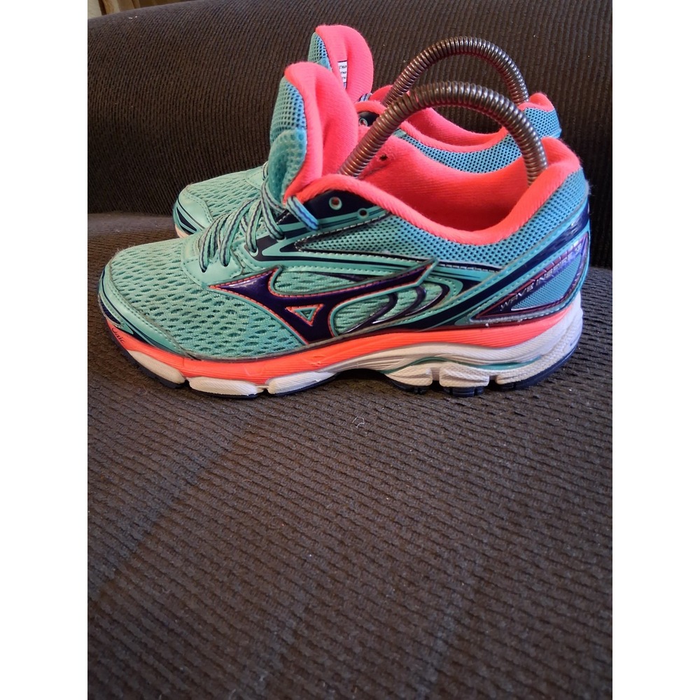 Mizuno Wave Inspire 13 Mens Size 7.5 Aqua Teal Blue‎ Running Shoes Sneakers